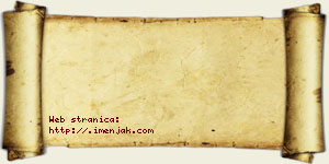 Nina Rajković vizit kartica